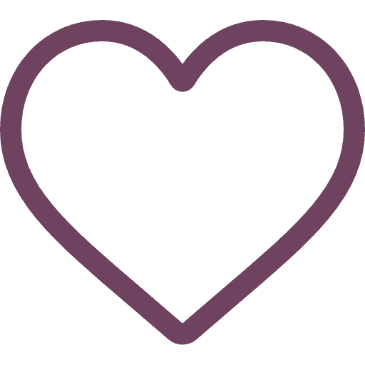 heart paars person